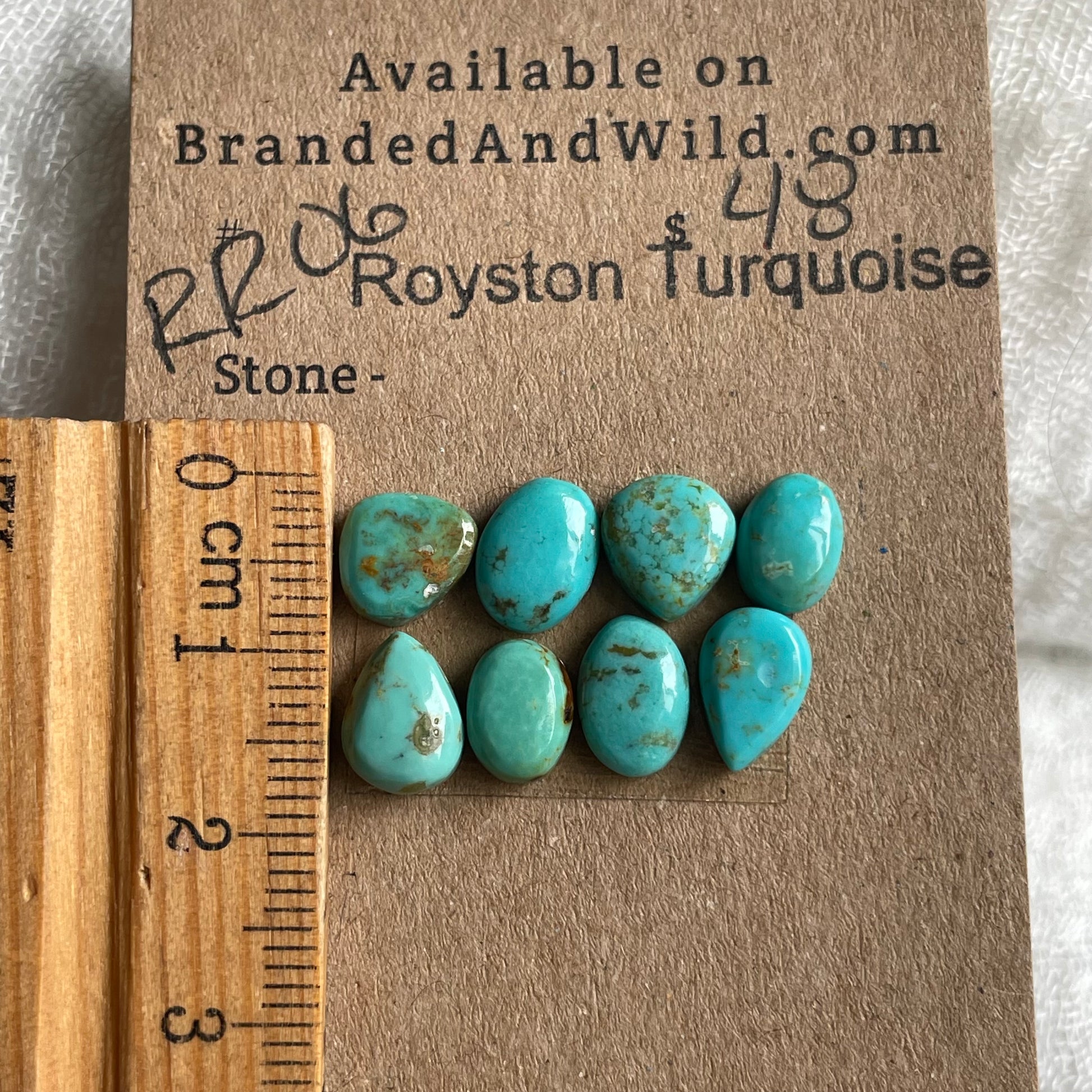 Royston Turquoise cabochon - RR06 FC151702-8ACF-45CD-910E-0AC7E8B28D4B Brandedandwild.com