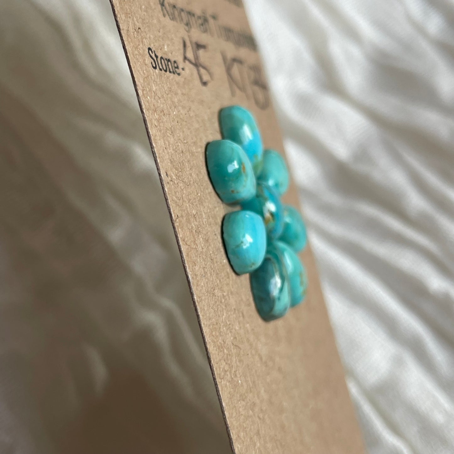 Kingman Turquoise Cabochon - KT134 FC3200C9-6F35-4ADD-A629-3E05CD94006F Brandedandwild.com