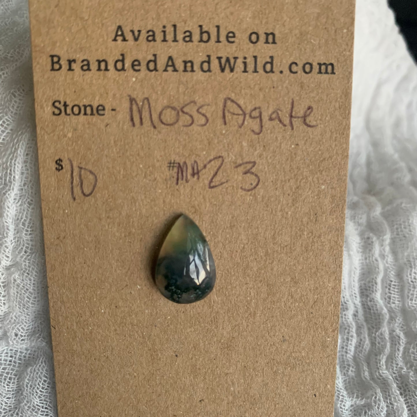 Moss Agate Cabochon- MA23