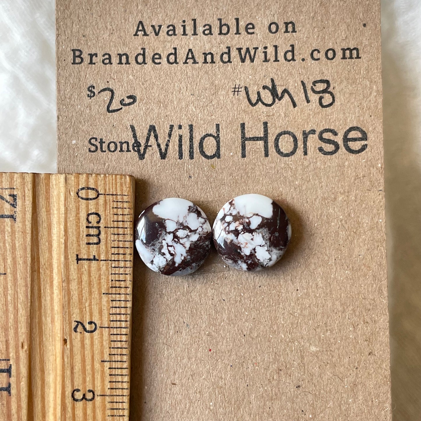 Wild Horse Cabochon - WH18 FC3C6C67-C75E-4115-ADB6-C793AA1C21CD Brandedandwild.com