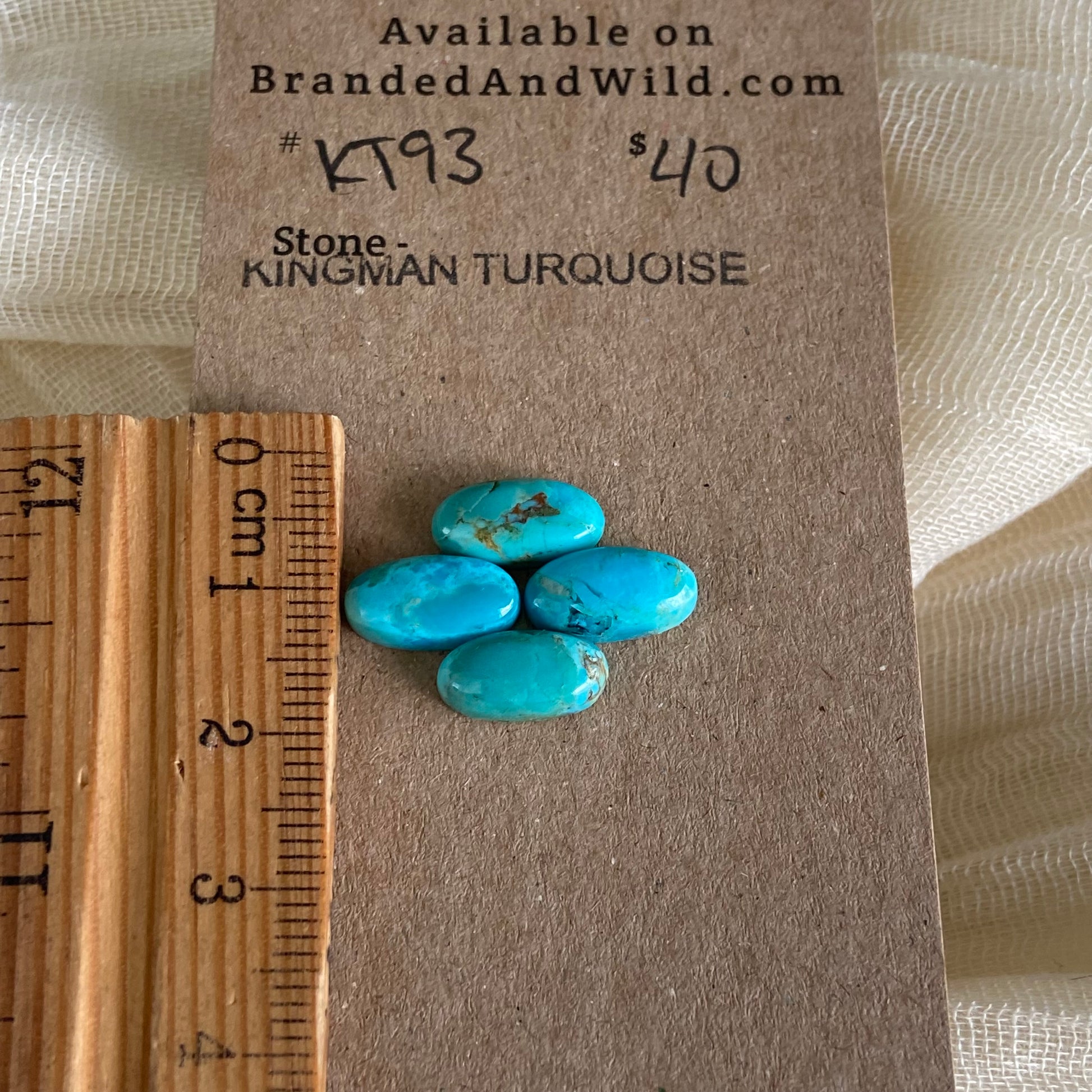 Kingman Turquoise Cabochon - KT93 FC4E331F-0992-44D0-A5E1-EDE1BEF1BB74 Brandedandwild.com
