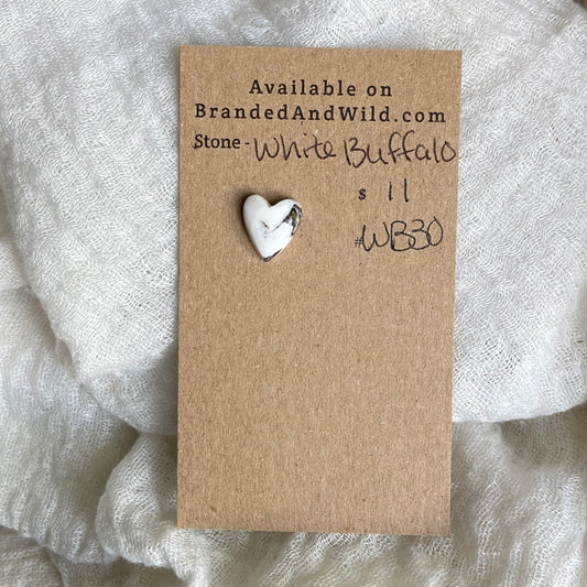 White Buffalo Cabochon - WB30