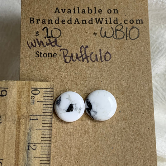 White Buffalo Cabochon - WB10 FC8B0AF7-E3F6-4AF3-AF3A-F75B7A48ADA5 Brandedandwild.com