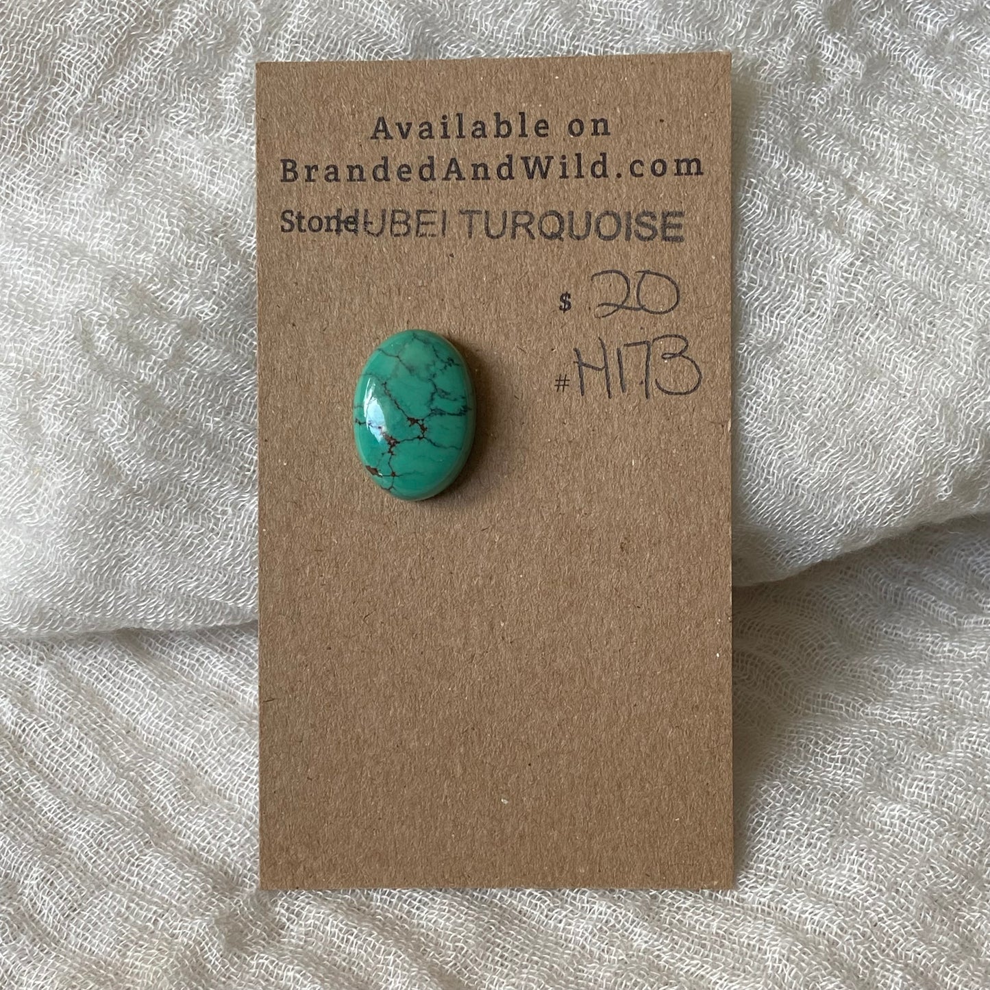 Hubei Turquoise Cabochon - H173 FCA49067-8DF3-4900-BFF1-F6771AE1BAF9 Brandedandwild.com