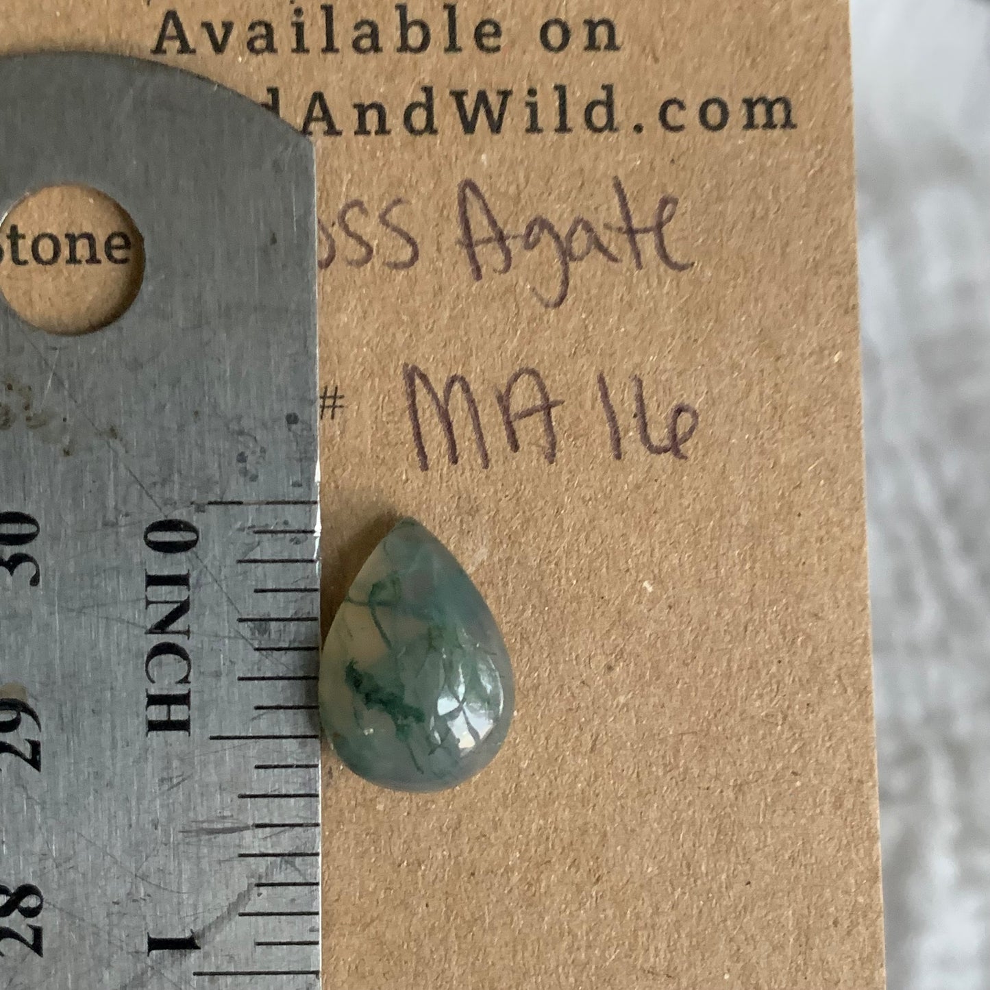 Moss Agate Cabochon- MA16