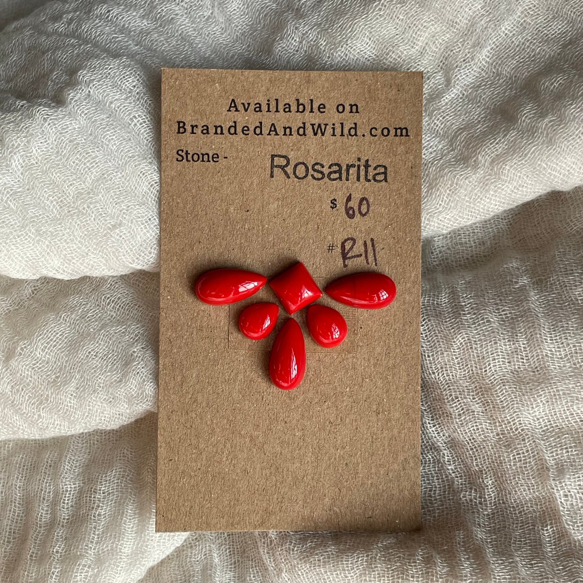 Rosarita - Cabochon - R11 FCCFF08E-0B06-48B0-ABCE-76CFE27DE448 Brandedandwild.com