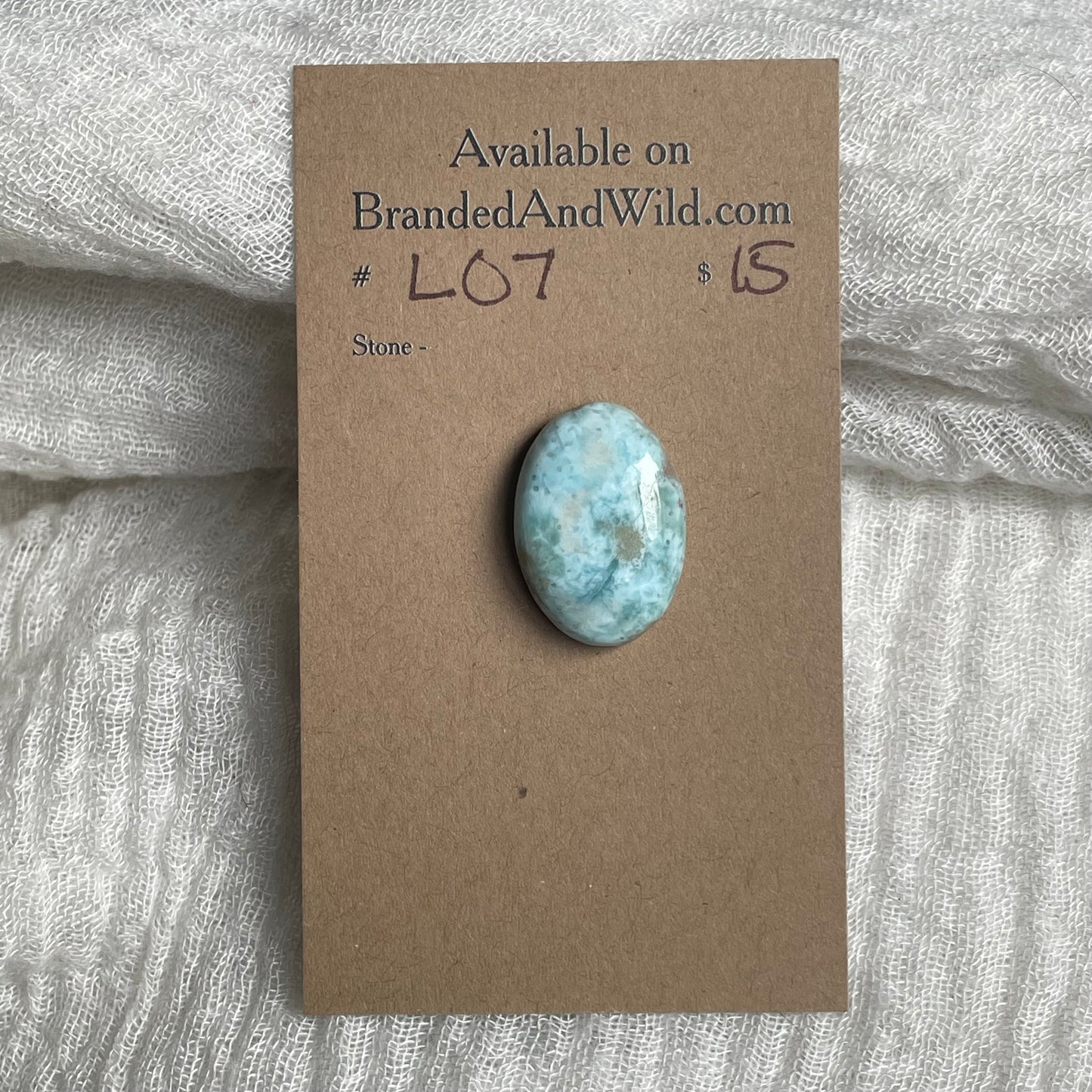Larimar Cabochon - L07