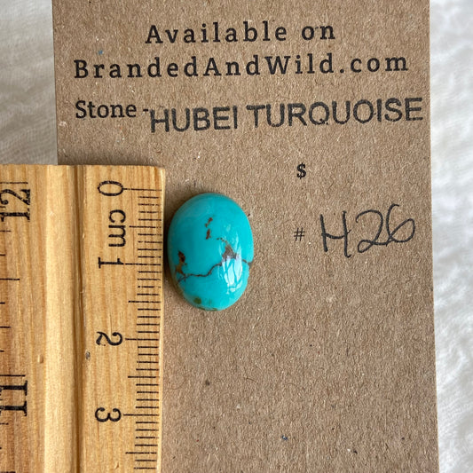 Hubei Turquoise Cabochon - H26