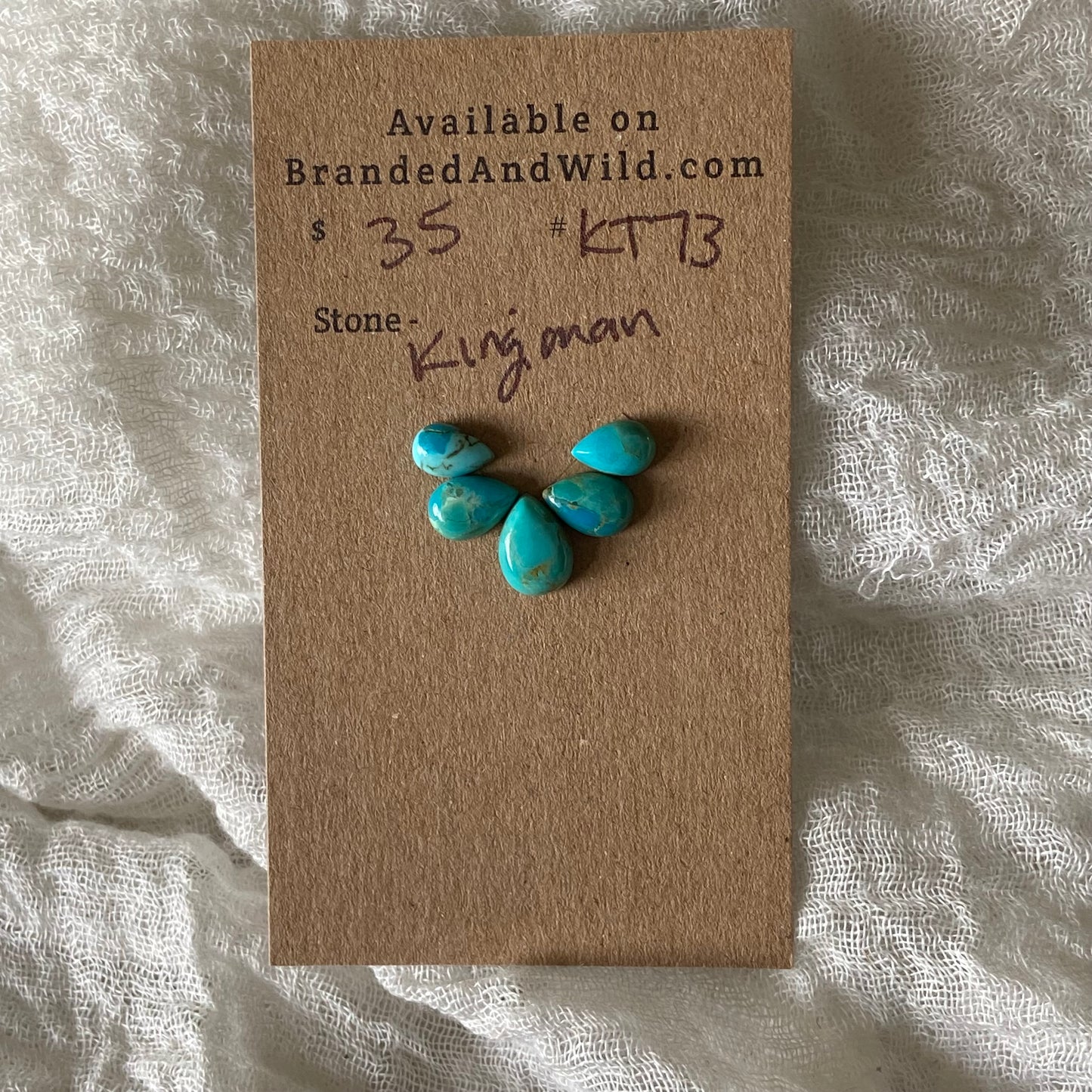 Kingman Turquoise Cabochon - KT73