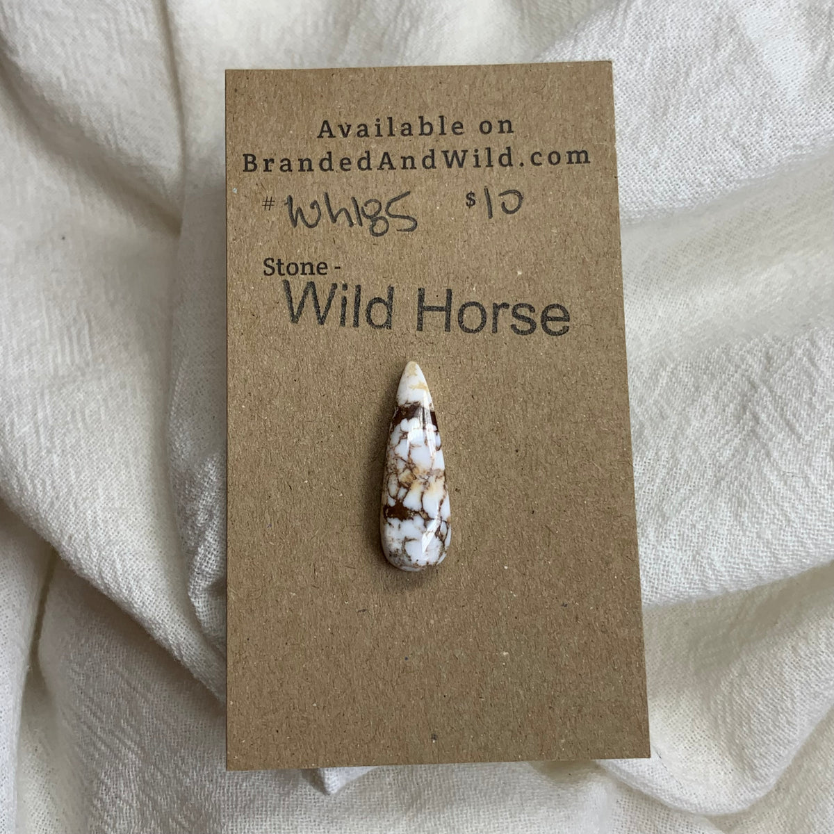 Wild Horse Cabochon - WH185 FCF4C79D-278A-4296-B13B-9E3D9D97004C Brandedandwild.com