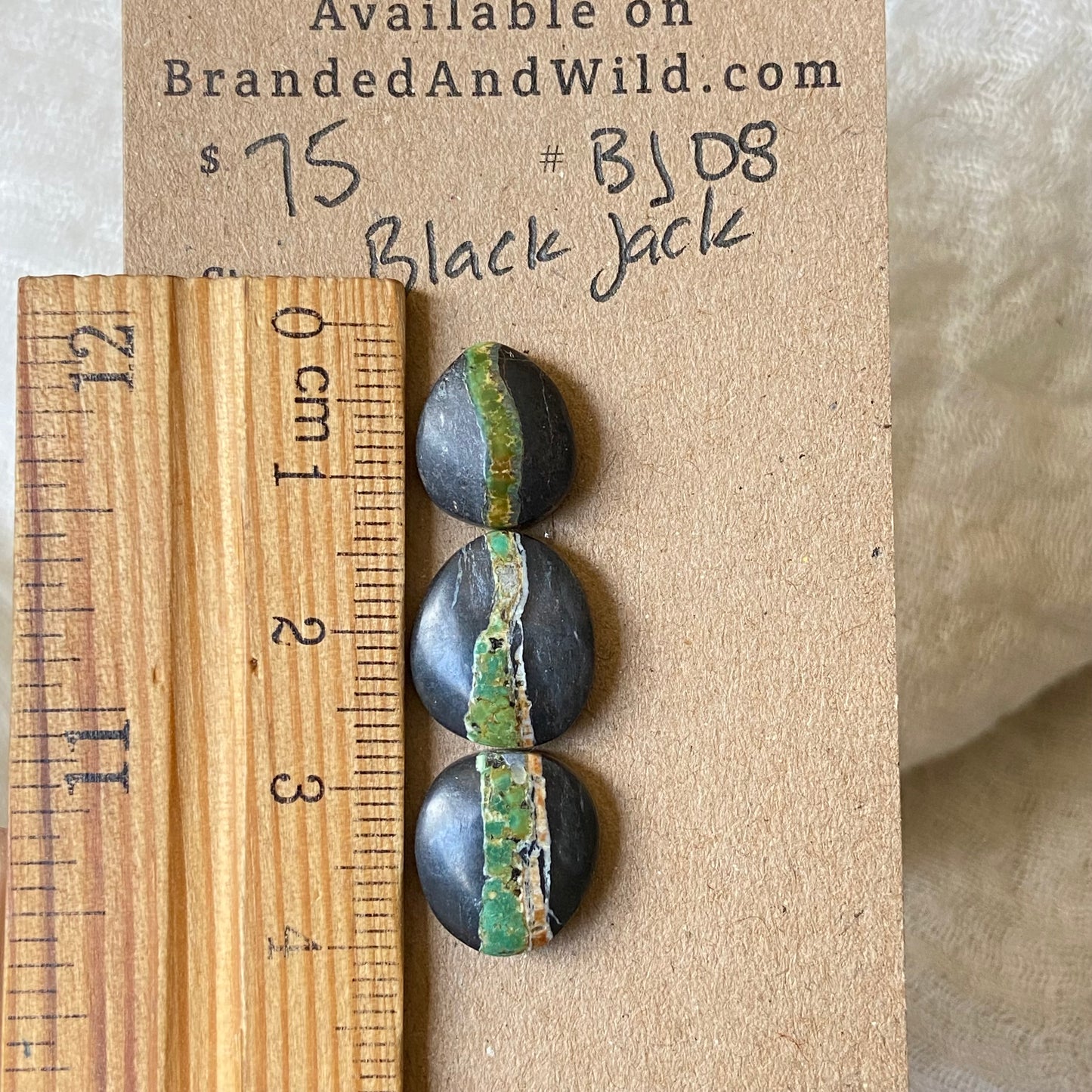Black Jack Cabochon - BJ08 FCFF9566-6150-4E26-8E67-07A13F80D83F Brandedandwild.com