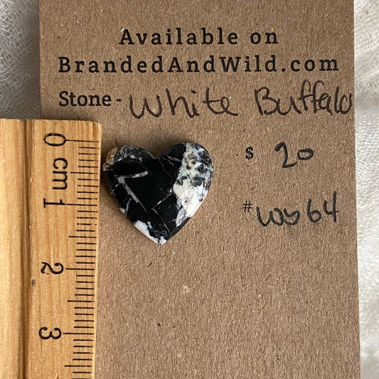White Buffalo Cabochon - WB64