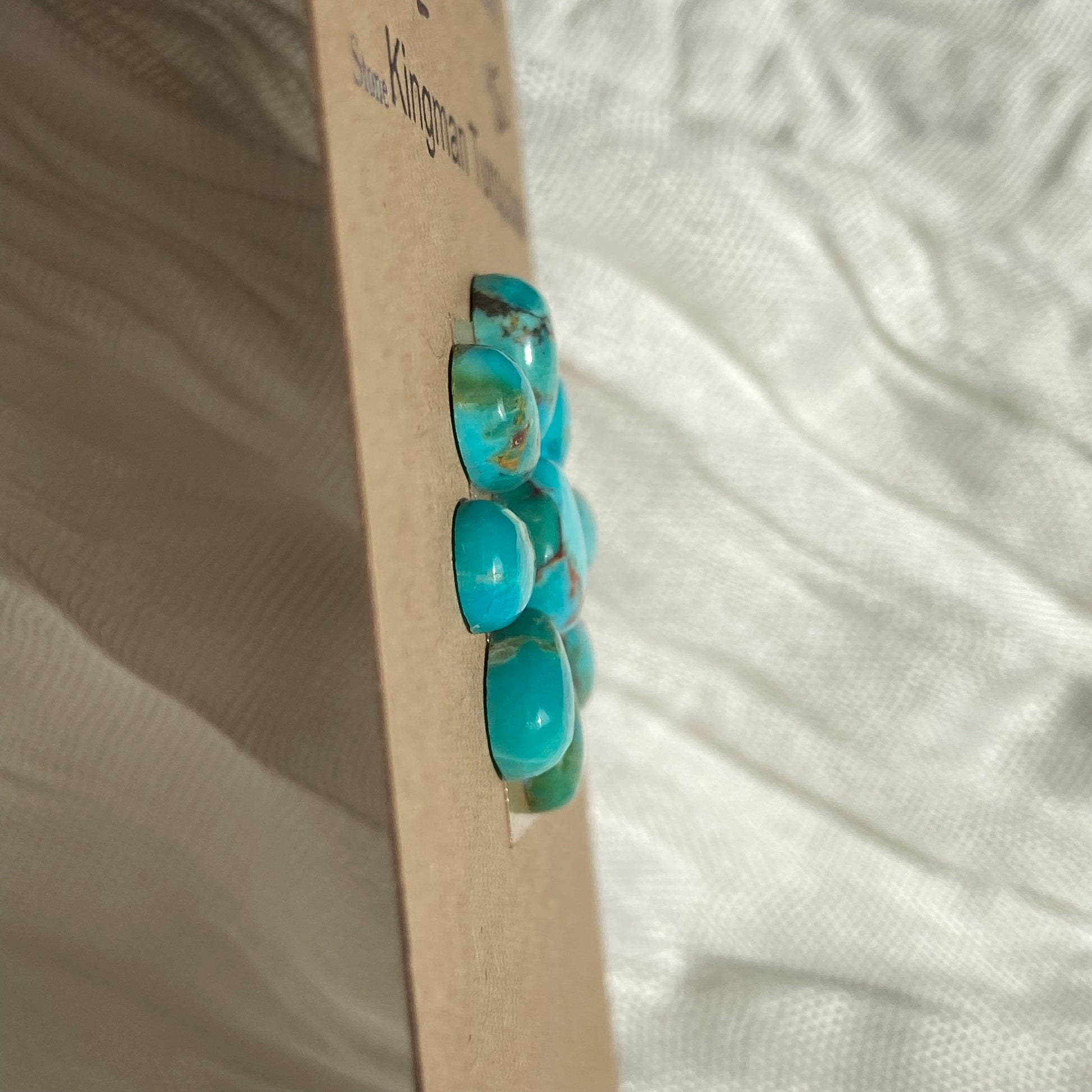 Kingman Turquoise Cabochon - KT22 FD204DD7-FE57-45B1-A010-3ED5712313D9 Brandedandwild.com