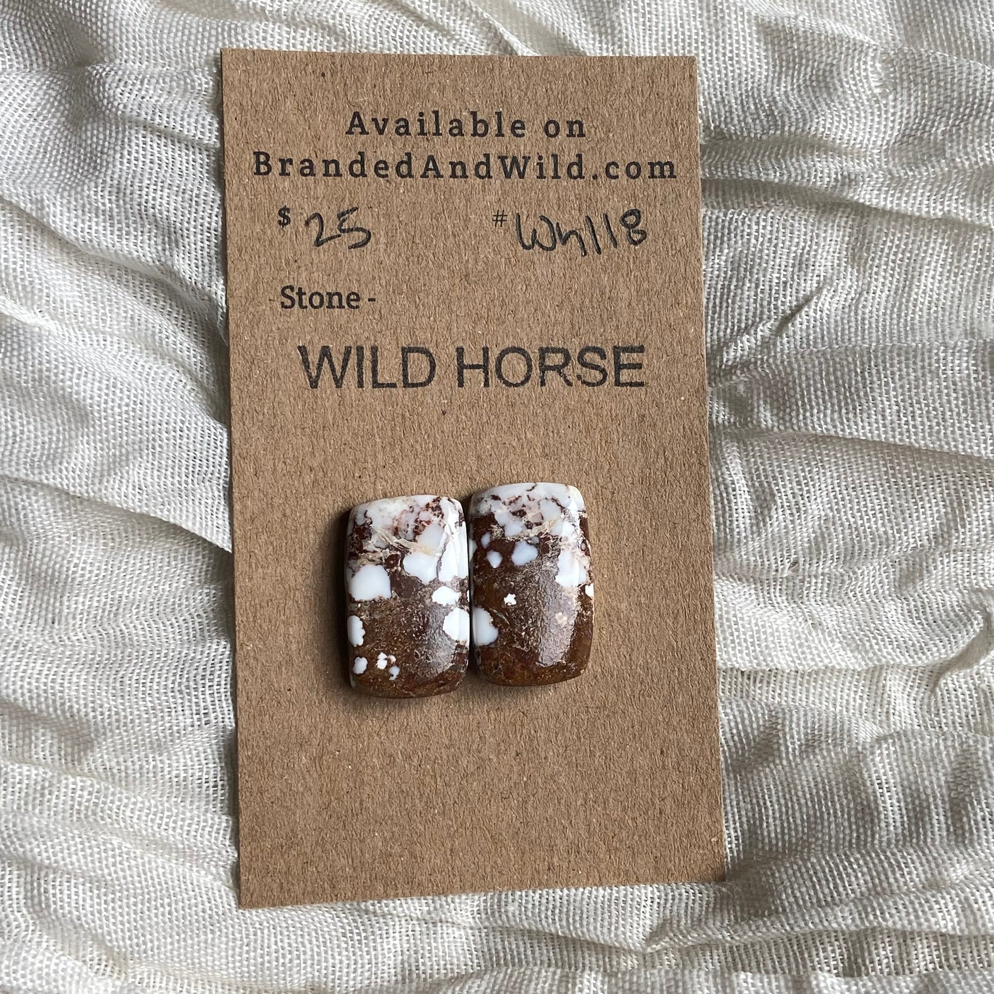 Wild Horse Cabochon - WH118 FD4D0195-BB5C-4233-A085-D0CC0C2D34A7 Brandedandwild.com