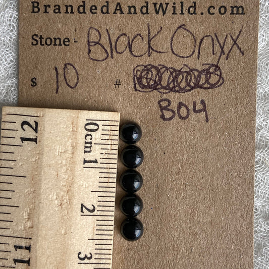 Black Onyx - Cabochon - BO4