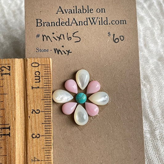 Pink Conch Mix Cabochon - MIX165 FD661E75-FDA3-41F5-AC1D-DC11406BD1F0 Brandedandwild.com