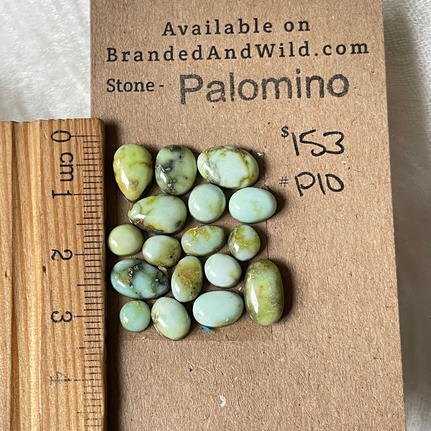 Palomino Cabochon - P10 FD67C27E-27A5-412E-B089-7006E1F7ECE9 Brandedandwild.com