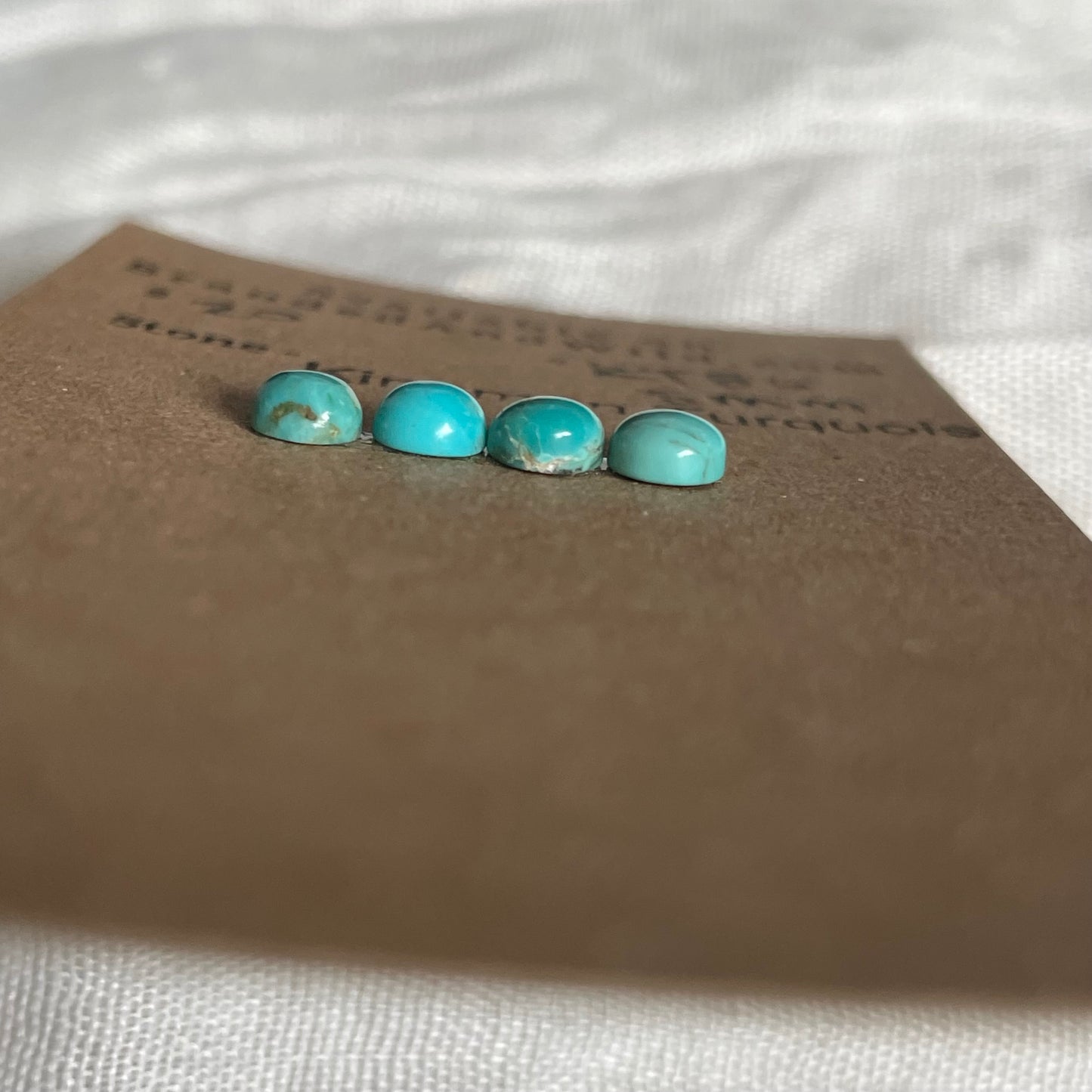 Kingman Turquoise Cabochon - KT86 FD6C453B-6FA5-46E5-B2B3-D92D549EA4A1 Brandedandwild.com
