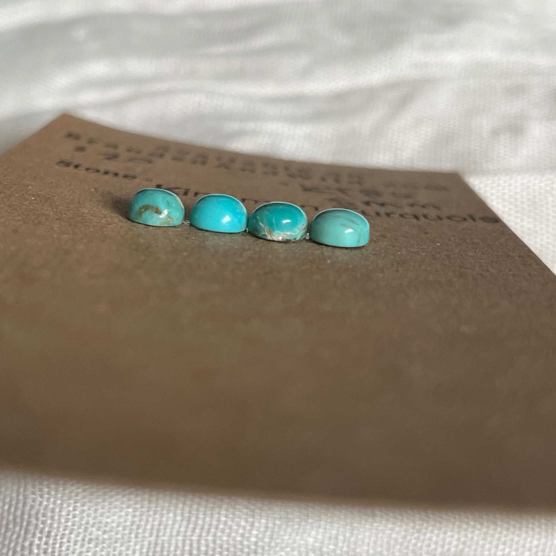 Kingman Turquoise Cabochon - KT86 FD6C453B-6FA5-46E5-B2B3-D92D549EA4A1 Brandedandwild.com