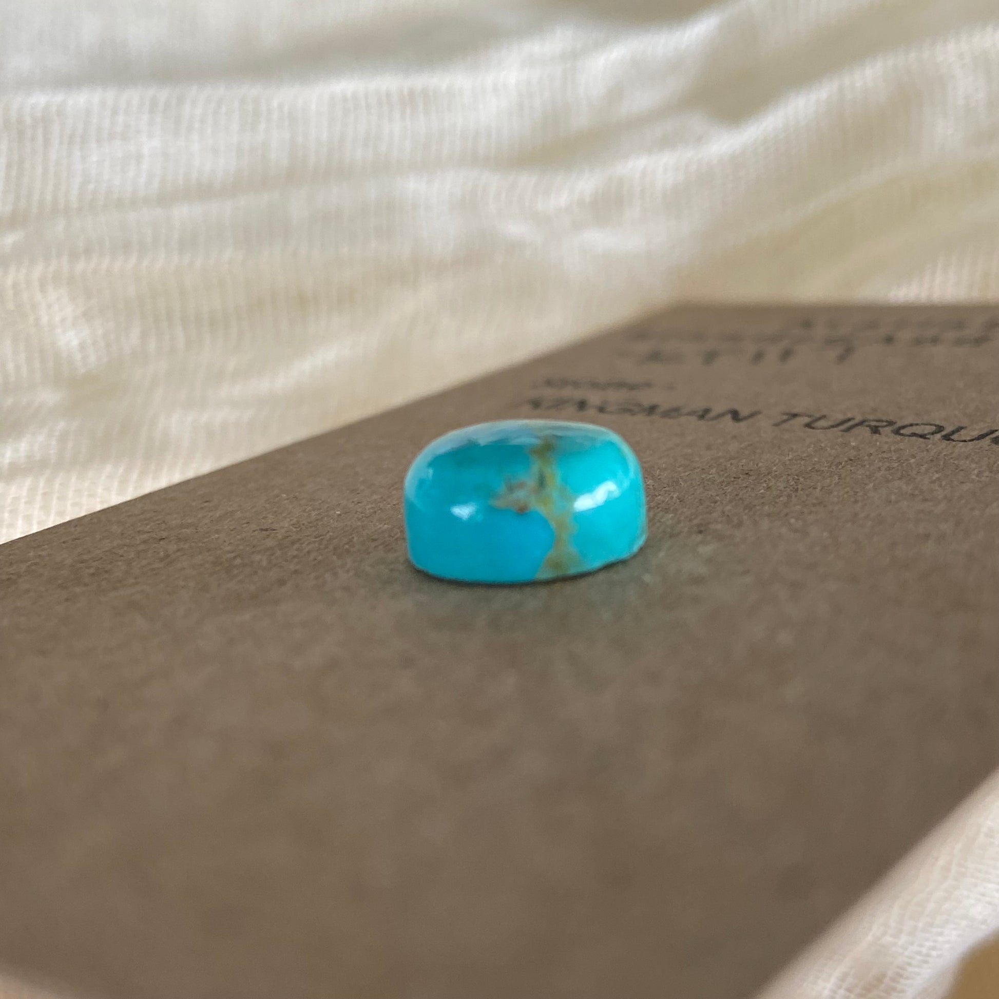 Kingman Turquoise Cabochon - KT117 FD7AF567-68B6-4DD6-80E5-E8C38F54C493 Brandedandwild.com