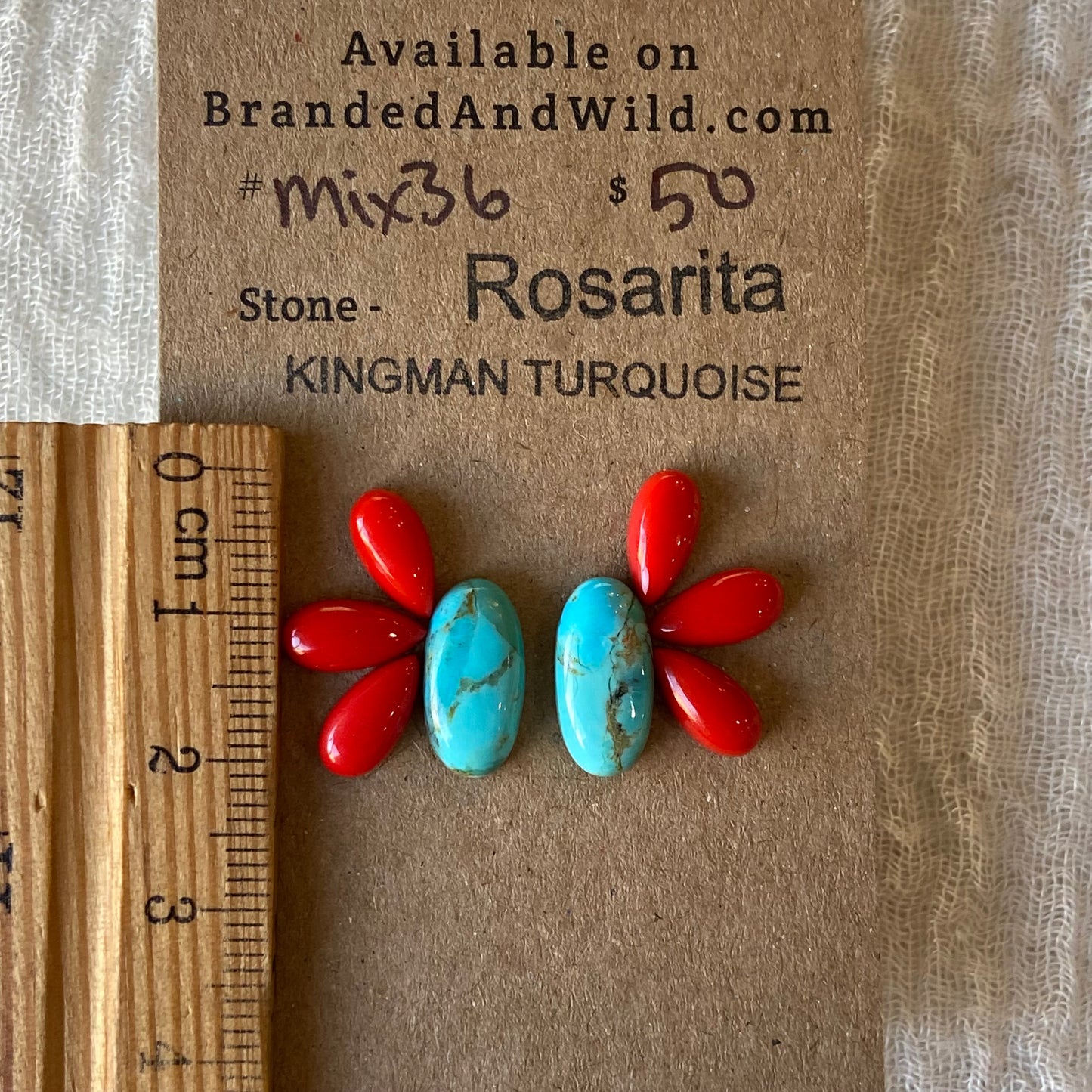 Rosarita / Kingman Cabochon - MIX36