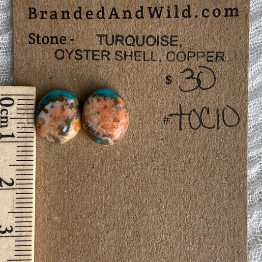 Turquoise, Oyster Shell, Copper - TOC10