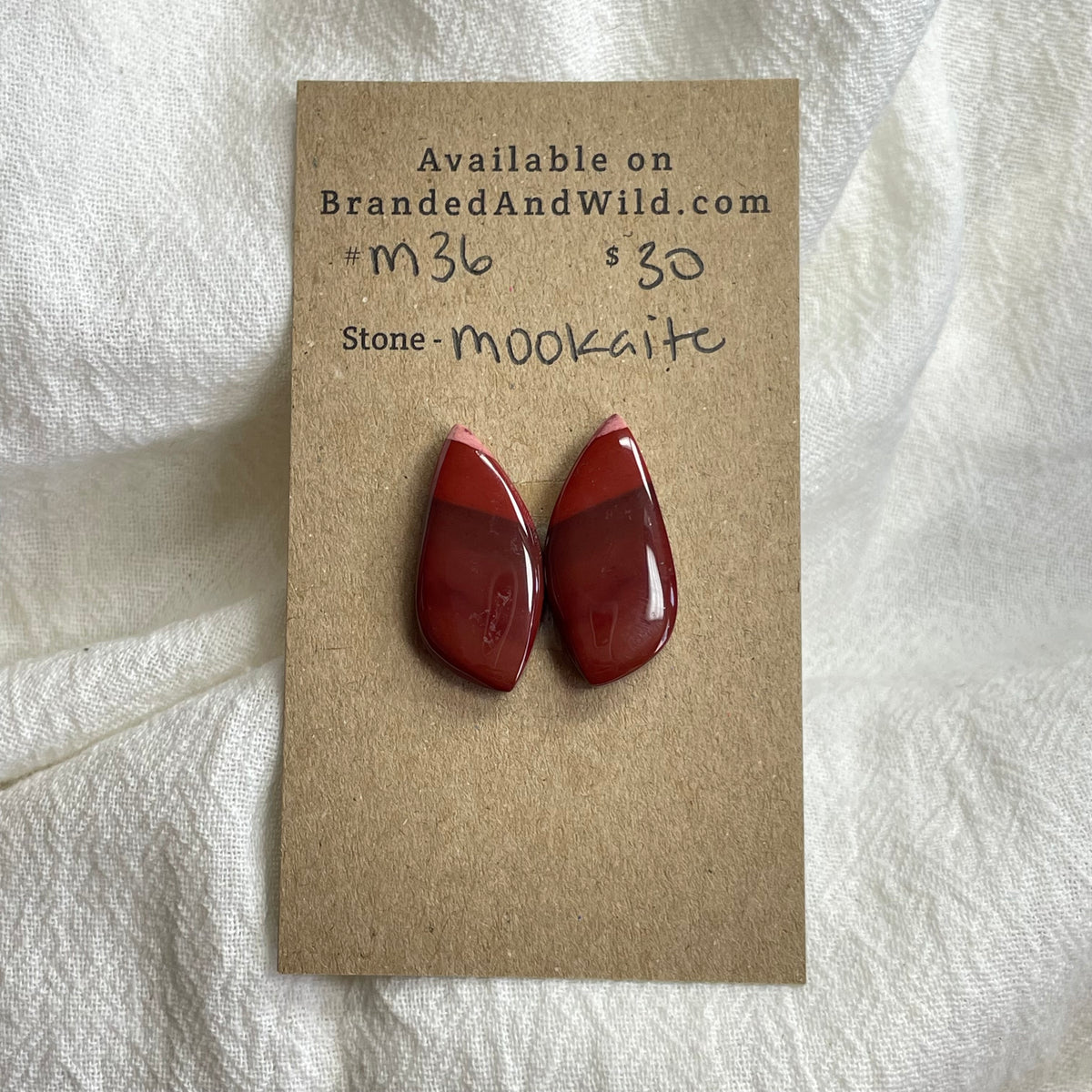 Mookaite Cabochon- M36 FDC55A60-E9CD-47EC-9587-E8D357E703C8 Brandedandwild.com