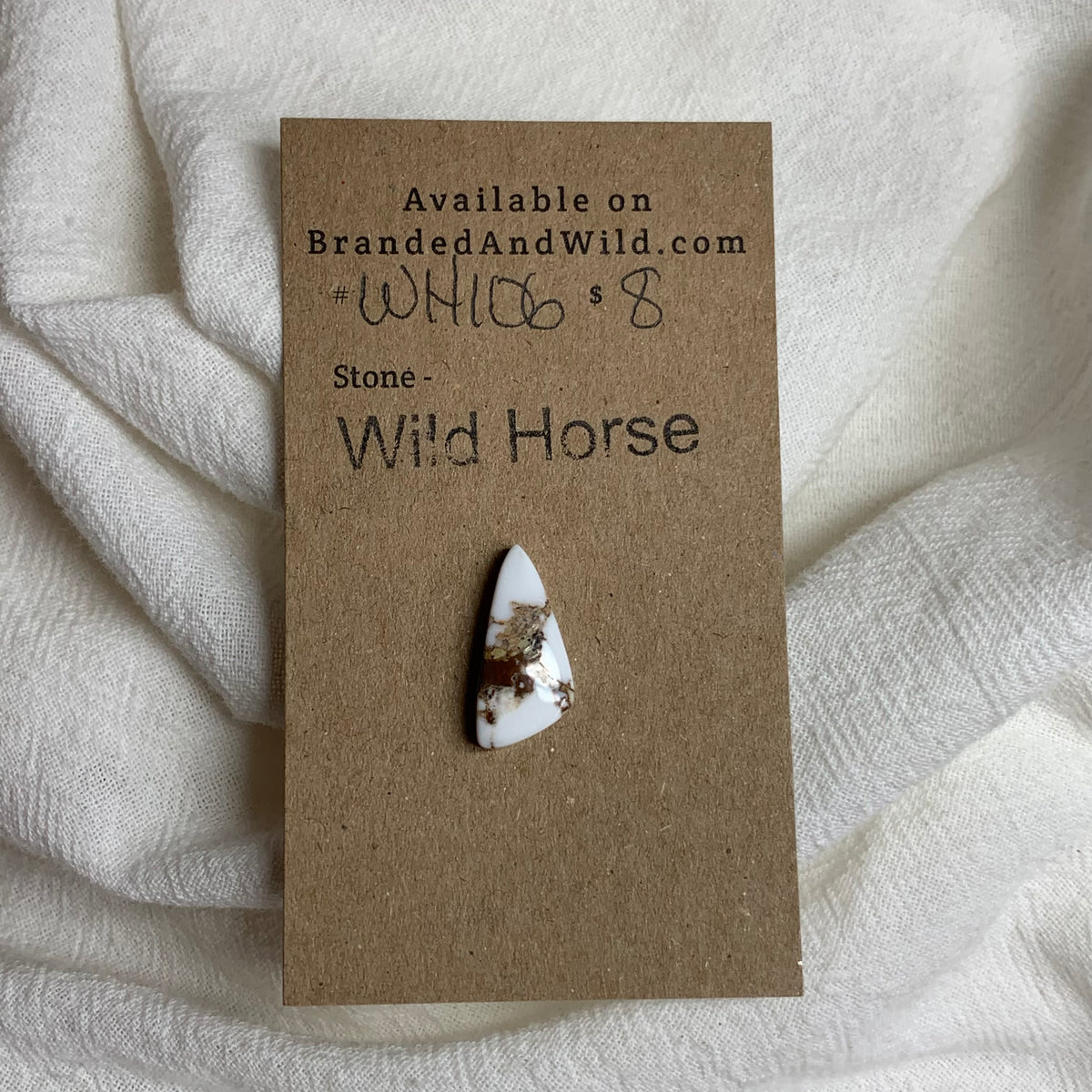 Wild Horse Cabochon - WH106 FDE00F34-B441-4E9C-A335-5F948E410D22 Brandedandwild.com