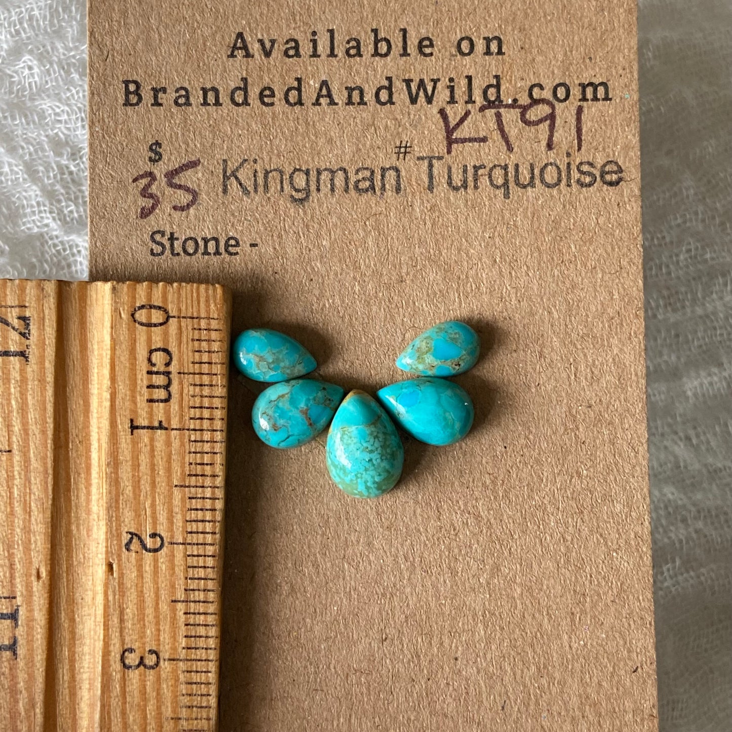 Kingman Turquoise Cabochon - KT91