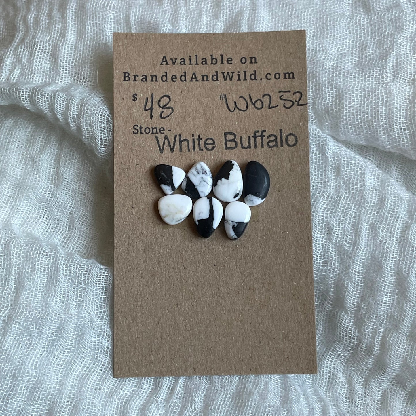 White Buffalo Cabochon - WB252