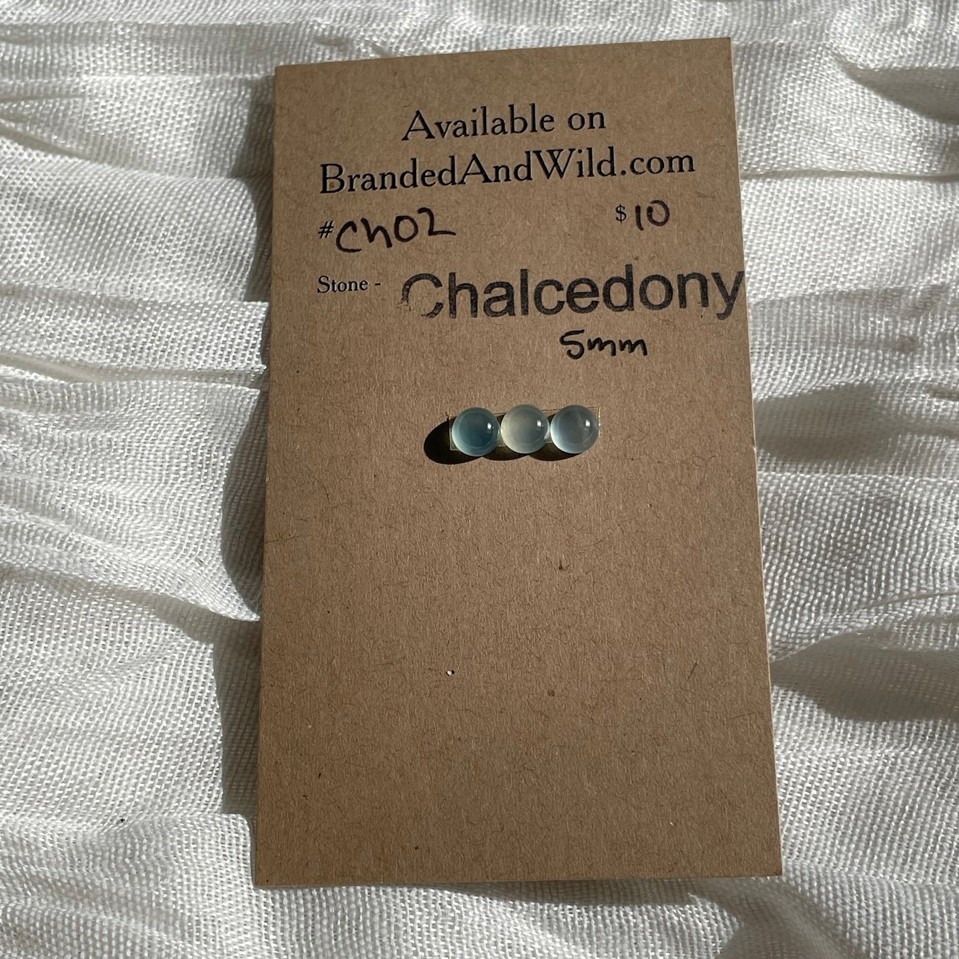 Chalcedony Cabochon - CH02 FE1E7AD8-28BE-481D-A406-6E6333BEF99E Brandedandwild.com