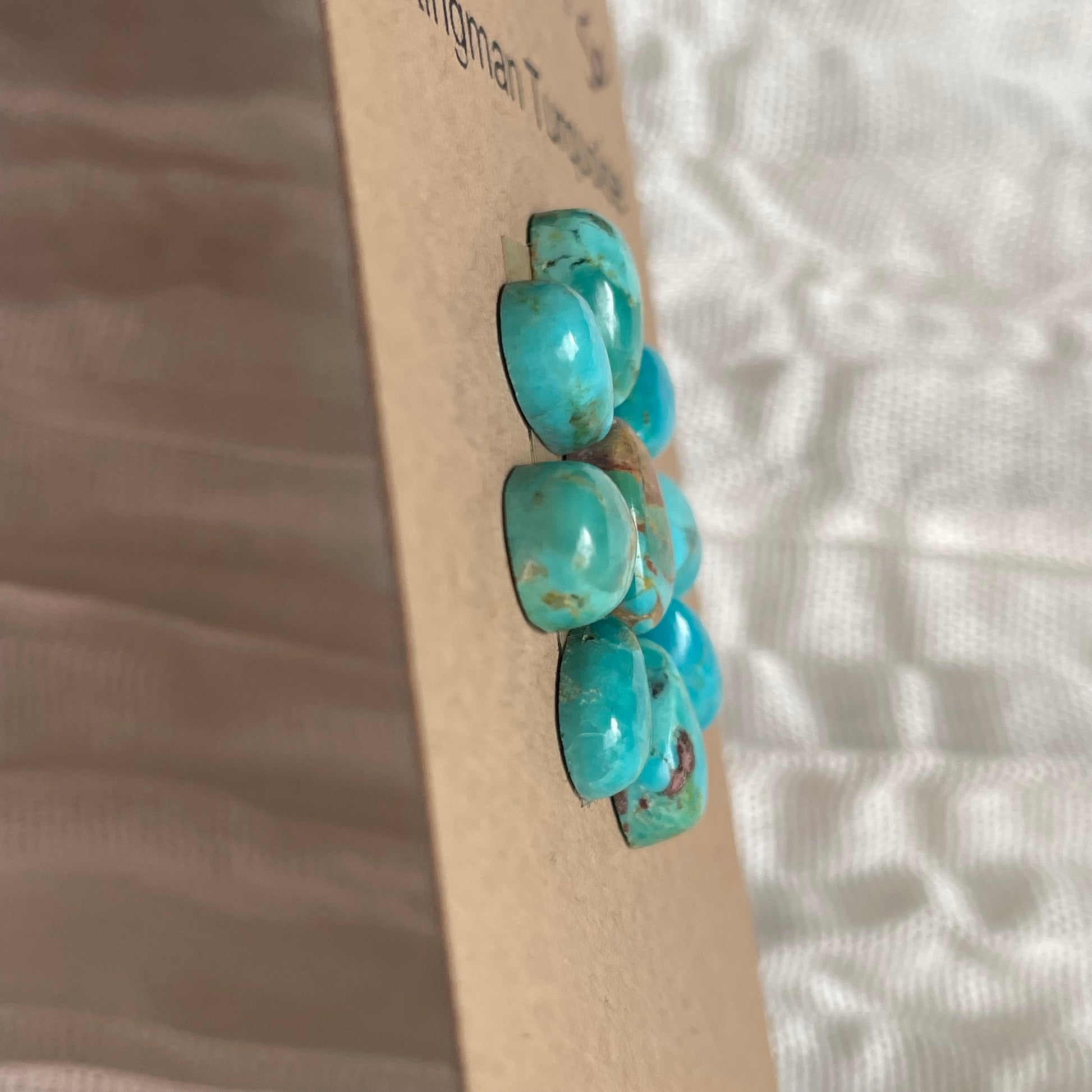 Kingman Turquoise Cabochon - KT22 FE2B14A7-BE76-427C-AC03-F26150511293 Brandedandwild.com