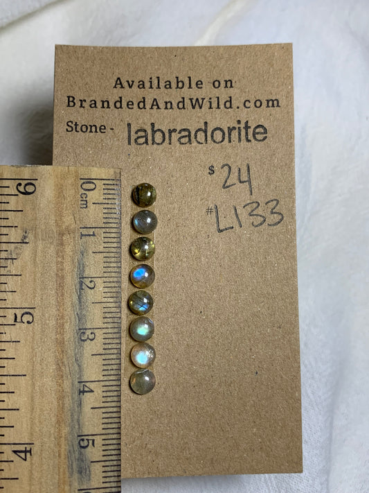 Labradorite Cabochon - L133 FE2BAEE2-619F-4ACA-9441-676631A85217 Brandedandwild.com