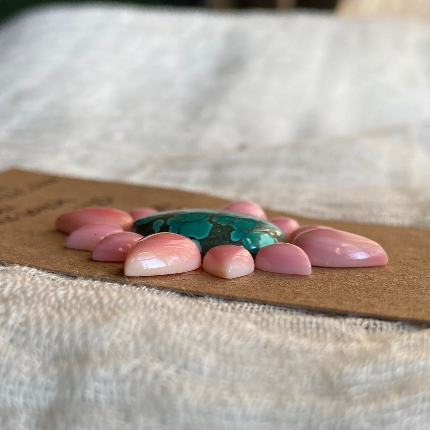 Hubei Pink Conch Cabochon - mix145