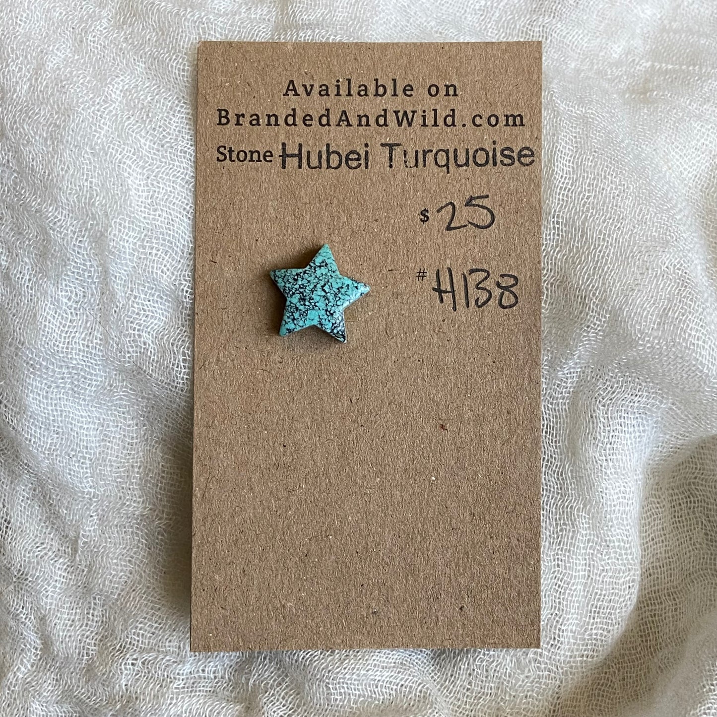 Hubei Turquoise Cabochon - H138 FE4B1286-E4DA-4D5C-B406-CBF5942E326D Brandedandwild.com