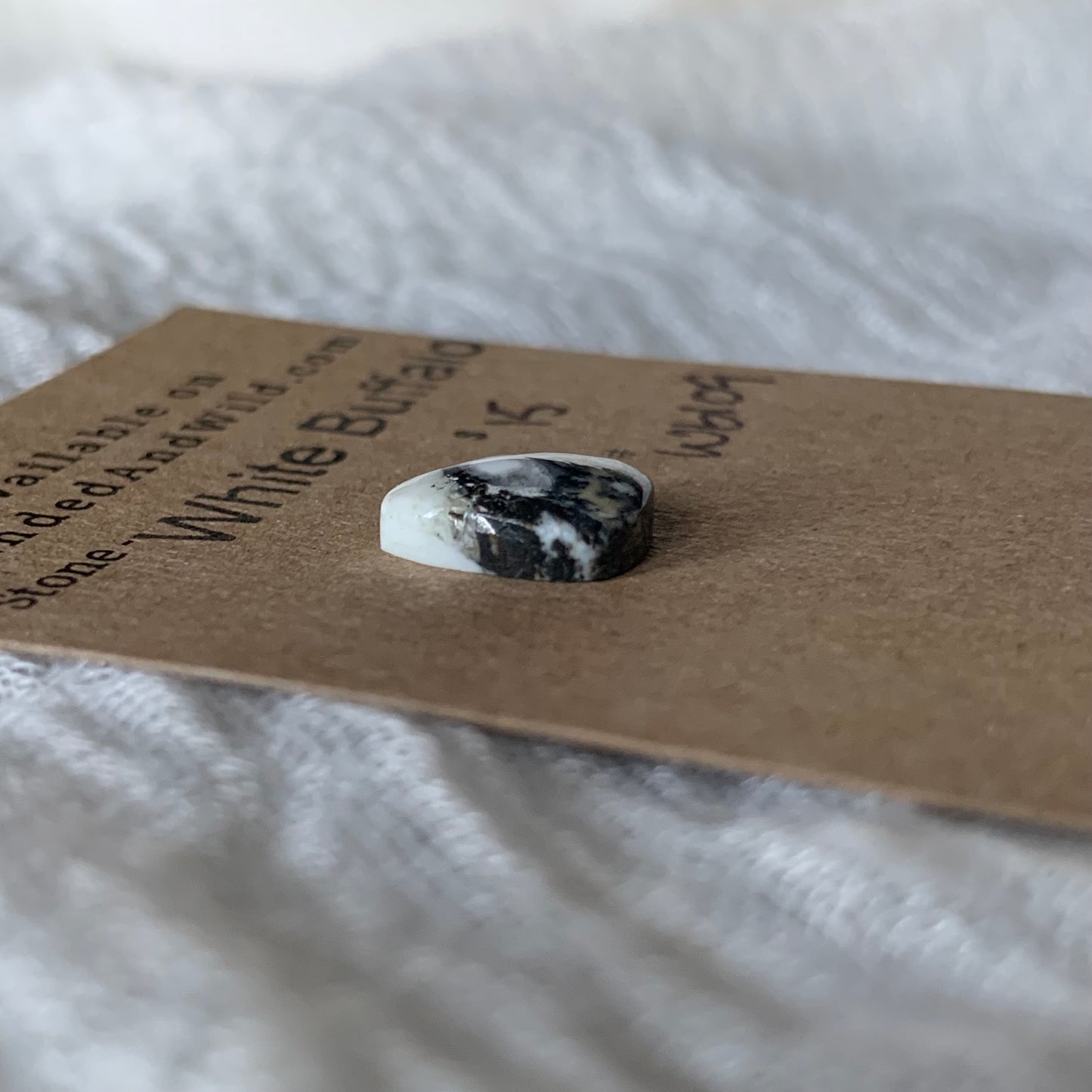 White Buffalo Cabochon - WB109