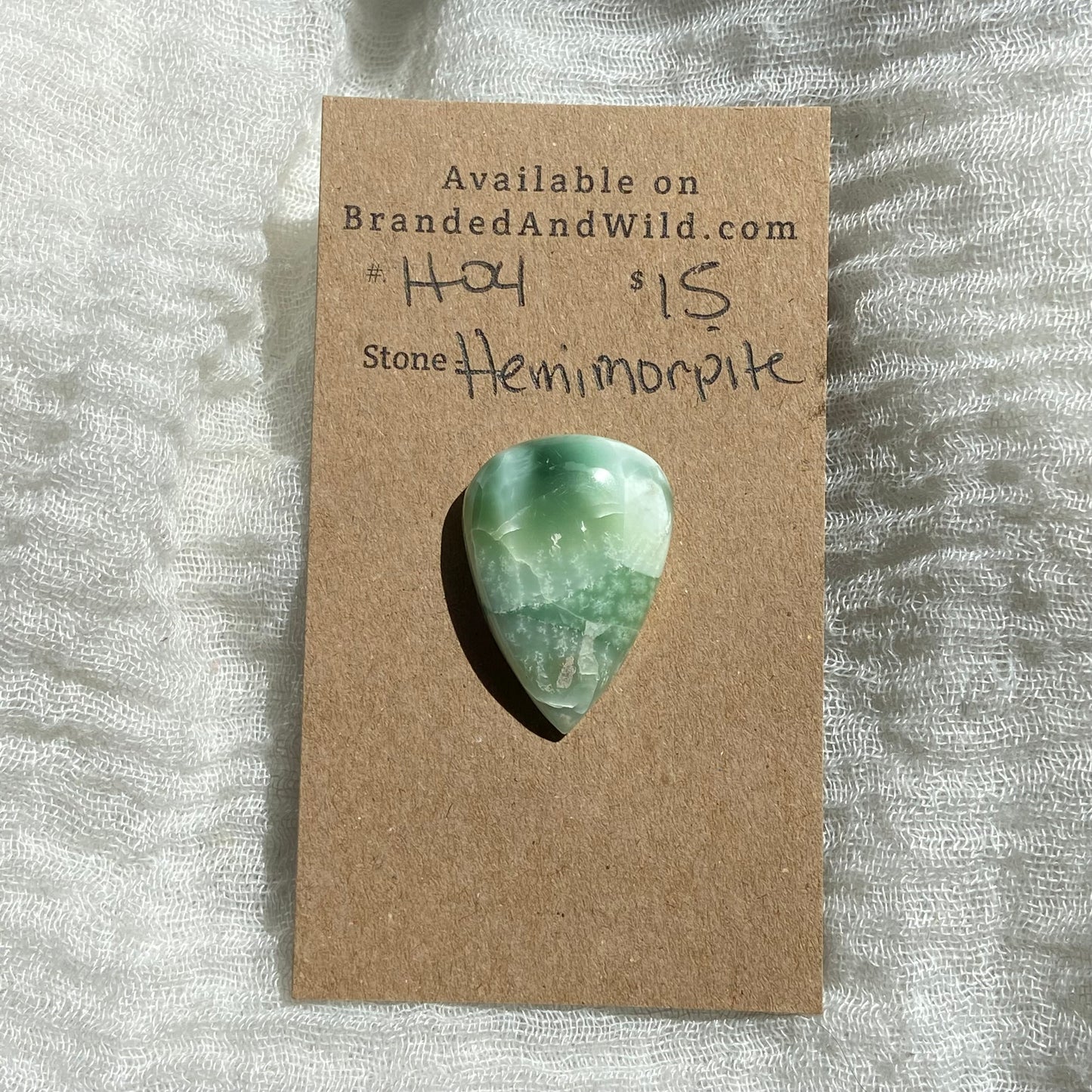 Hemimorite Cabochon - H04