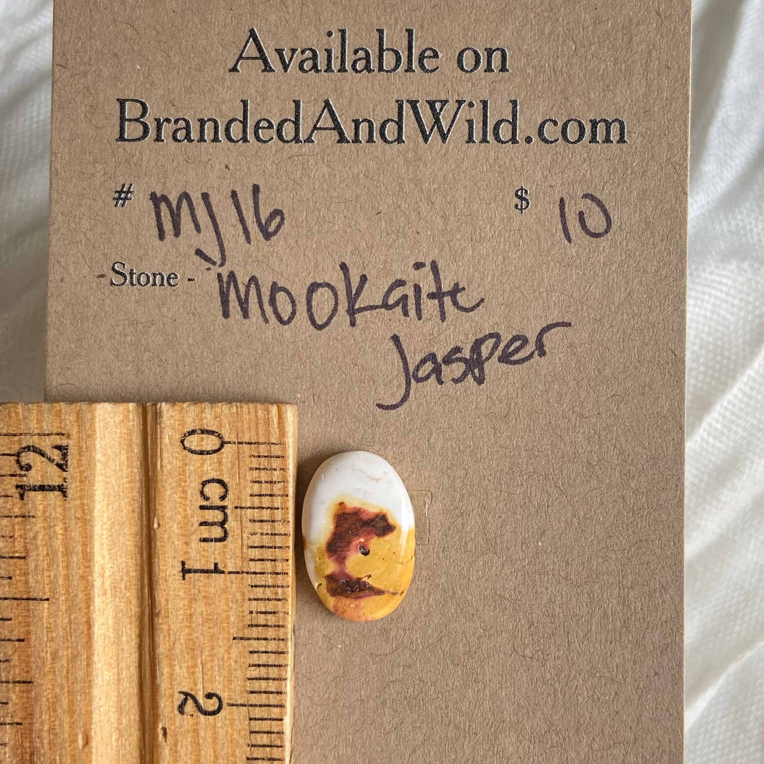 Mookaite Jasper Cabochon - MJ16 FEAC51C1-A19F-42FE-9D67-811BC8F27DC2 Brandedandwild.com