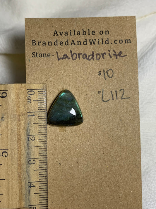 Labradorite Cabochon - L112 FEAC8F36-B9D3-4C28-9C10-4CA5802886C0 Brandedandwild.com