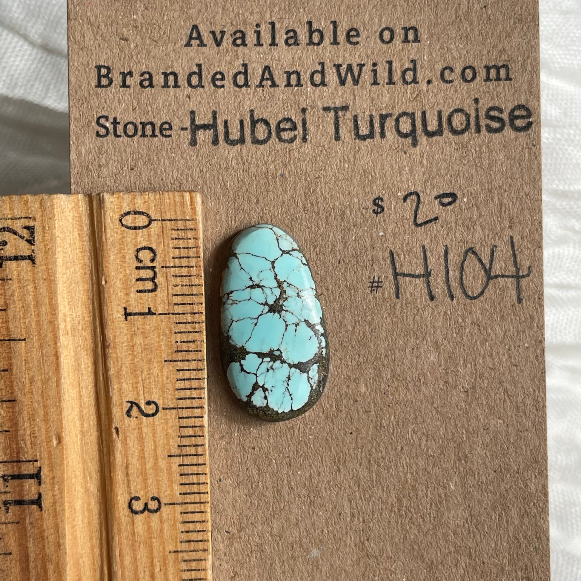 Hubei Turquoise Cabochon - H104 FEAF1F3A-9F6D-48B0-ACB1-617B1D32BD7A Brandedandwild.com