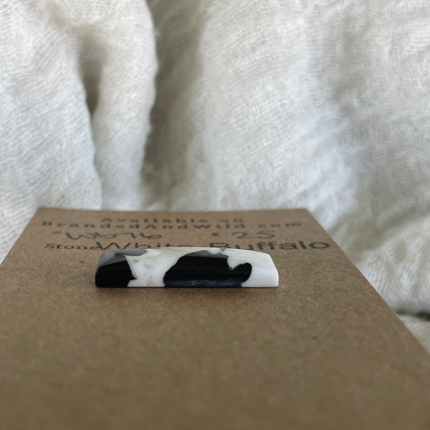 White Buffalo Cabochon - WB76