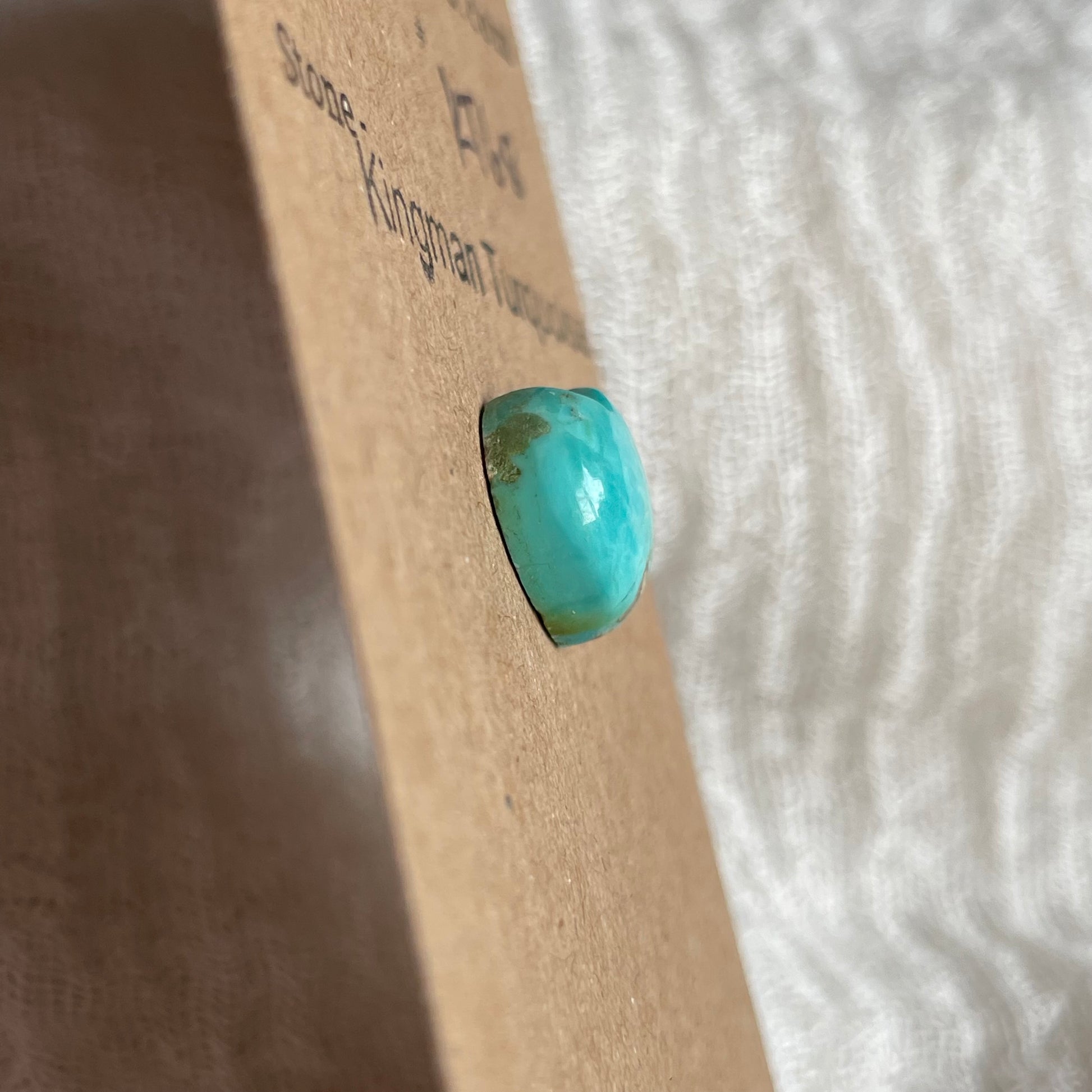 Kingman Turquoise Cabochon - KT68 FF085B8D-CBCD-471F-BCFC-705C7B7D6941 Brandedandwild.com
