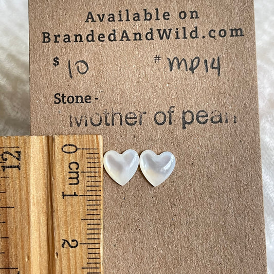 Mother of pearl cabochon - MP14 FF20B58D-504A-432D-9427-270B90637340 Brandedandwild.com