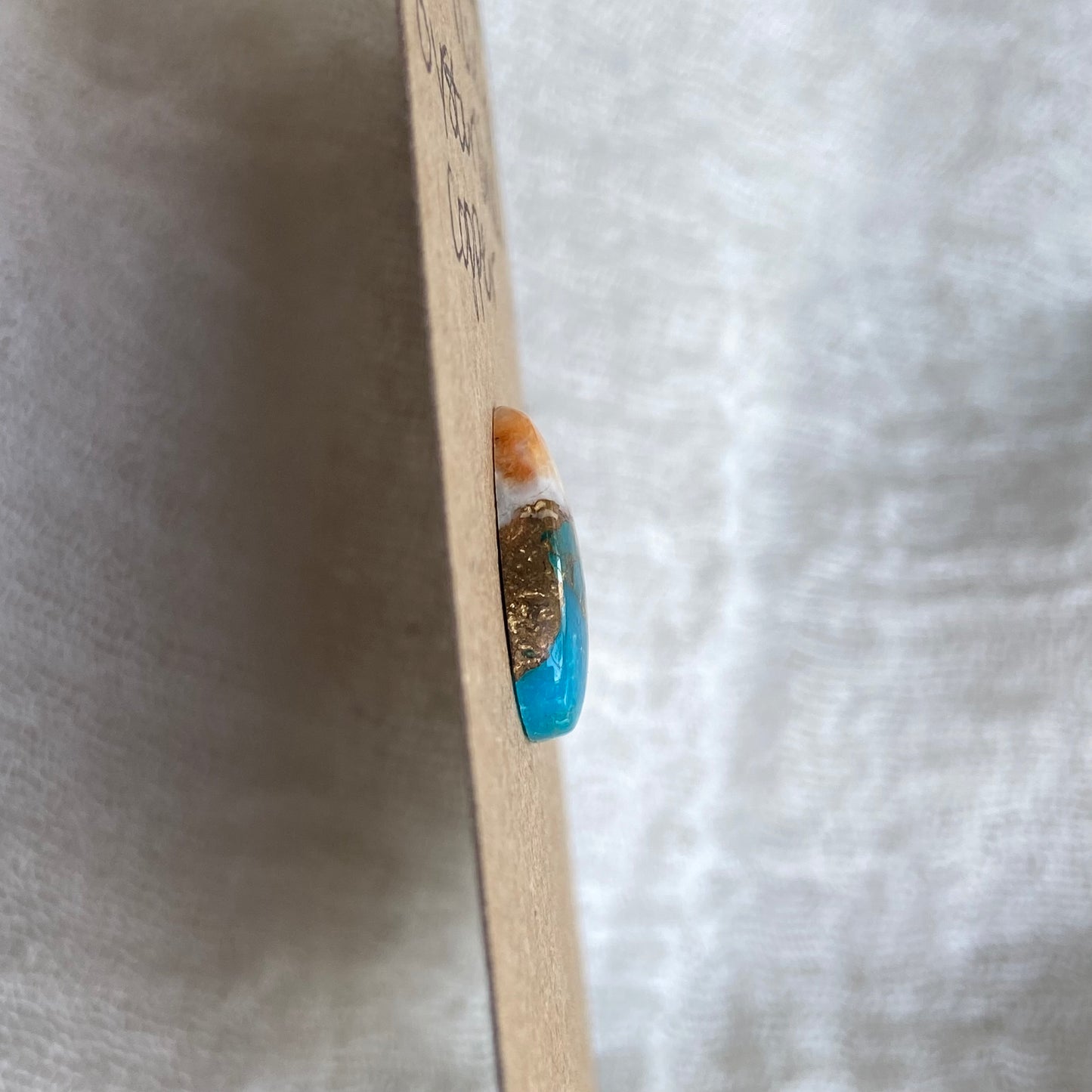 Turquoise, Oystershell, Copper Cabochon - TOC86