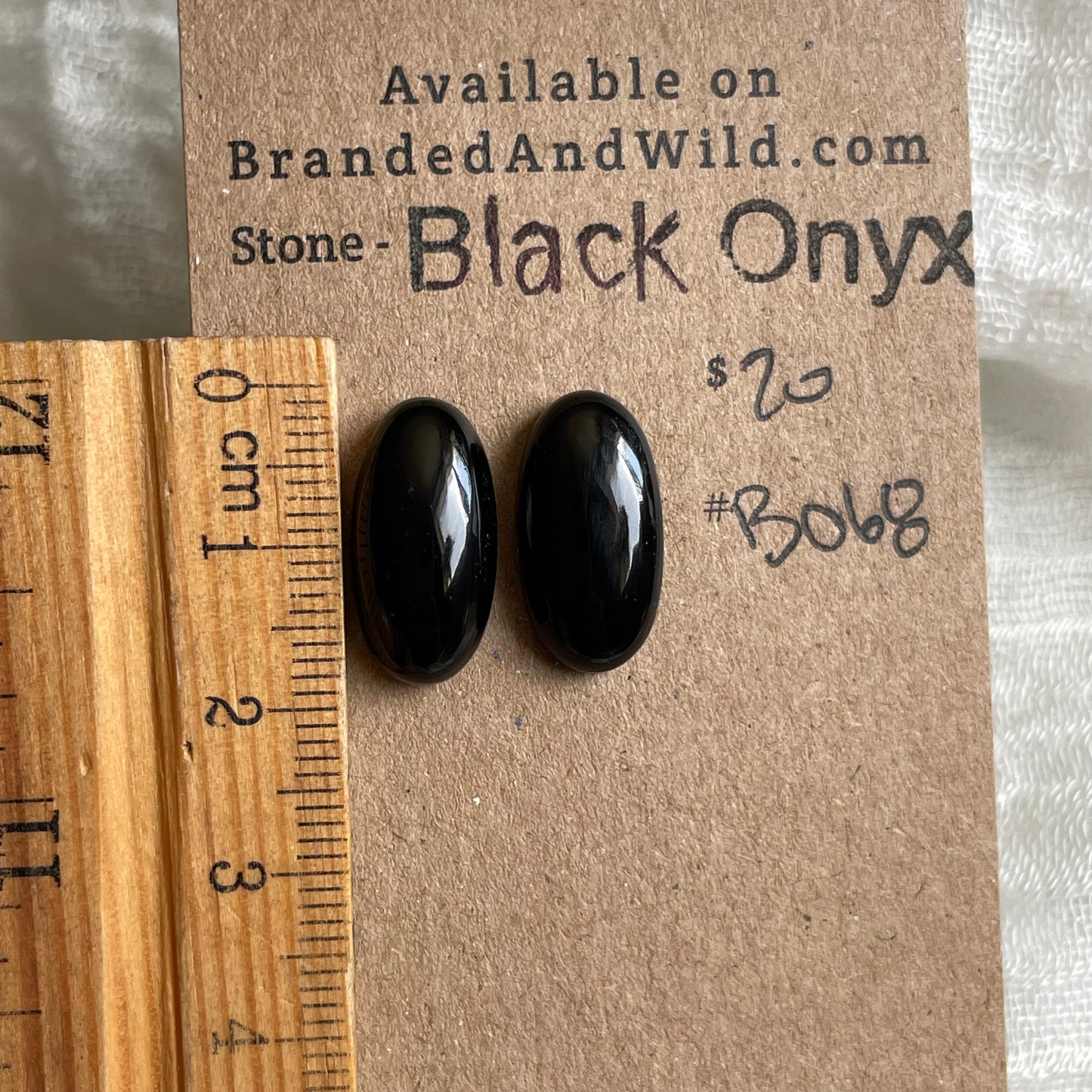 Black Onyx - Cabochon - BO68