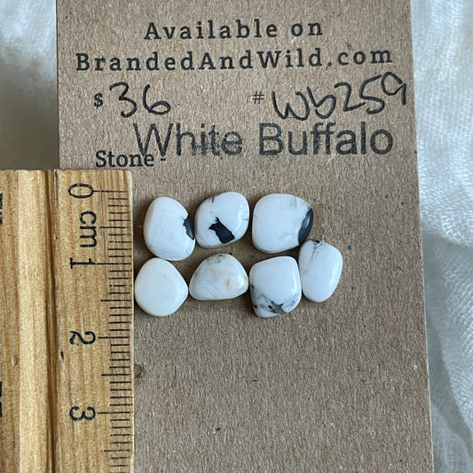 White Buffalo Cabochon - WB259