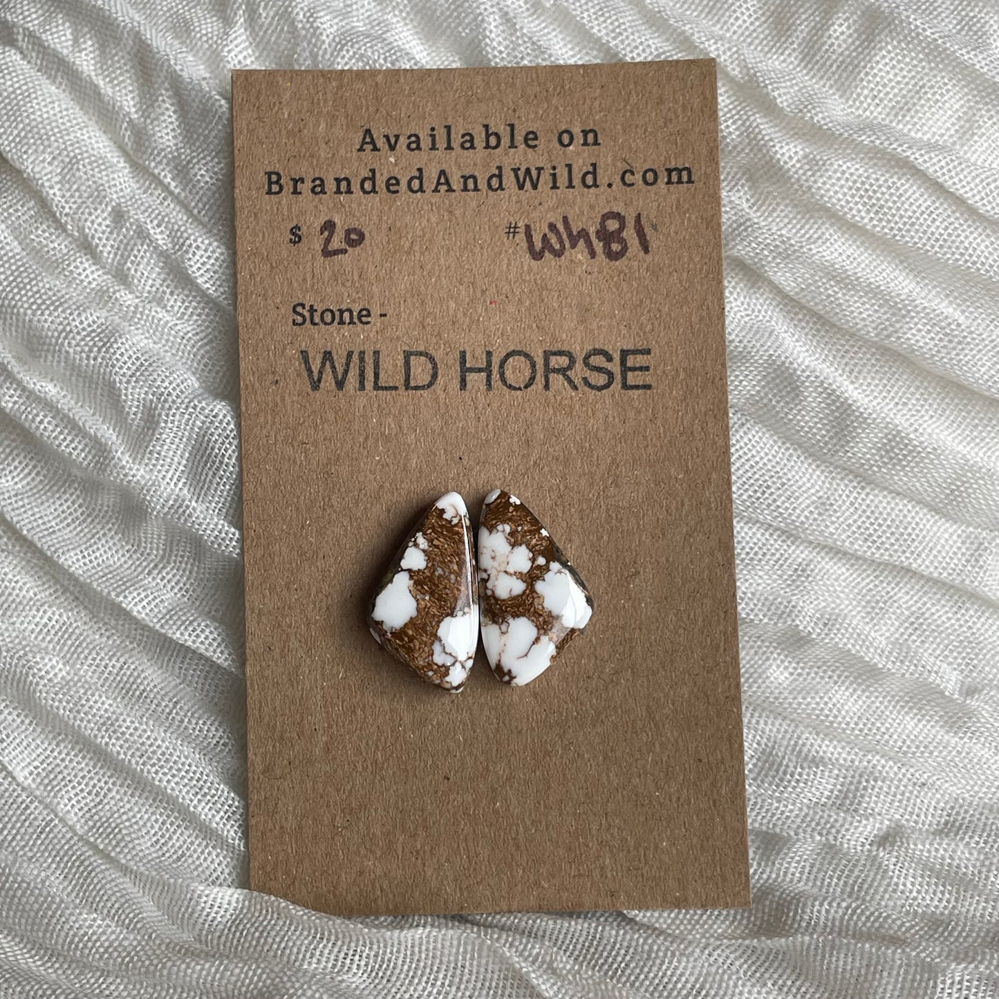 Wild Horse Cabochon - WH81 FF546549-A910-4EFB-9201-3B61D03CD348 Brandedandwild.com