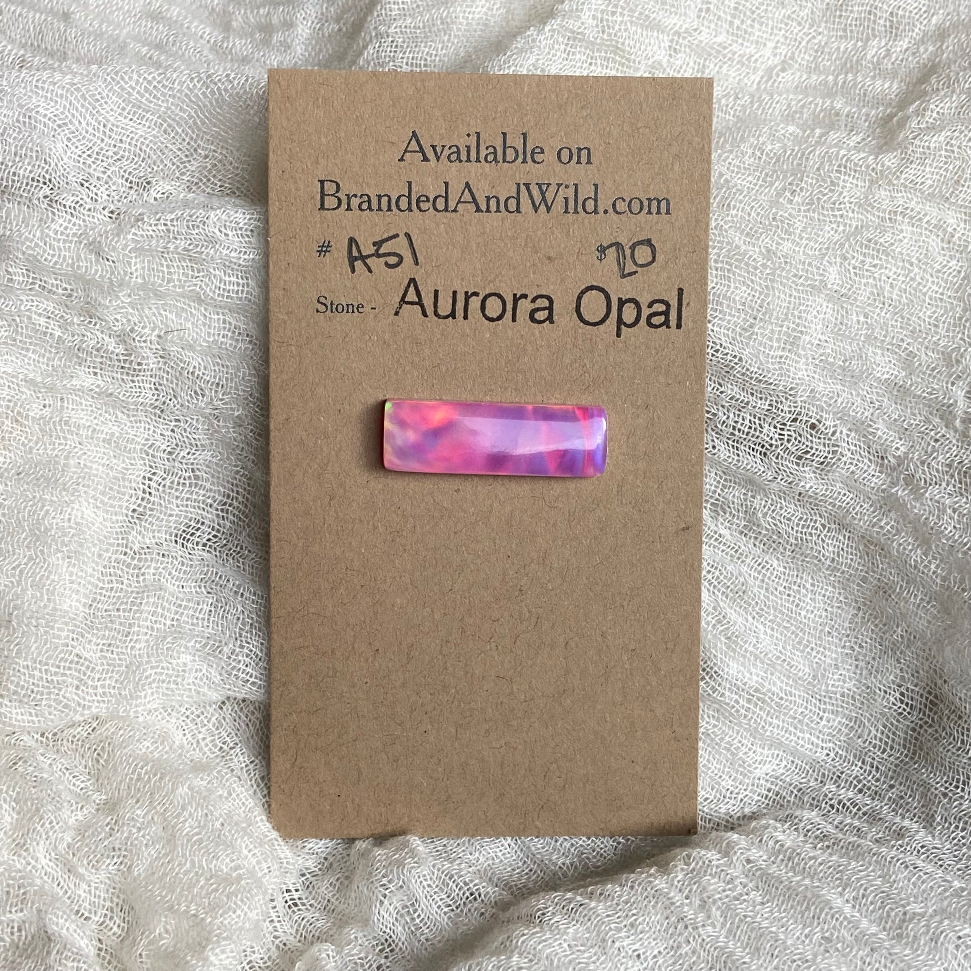 Aurora Opal Cabochon - A51 FF9077F5-B857-455B-BE5F-EE5B5C7E7BAA Brandedandwild.com