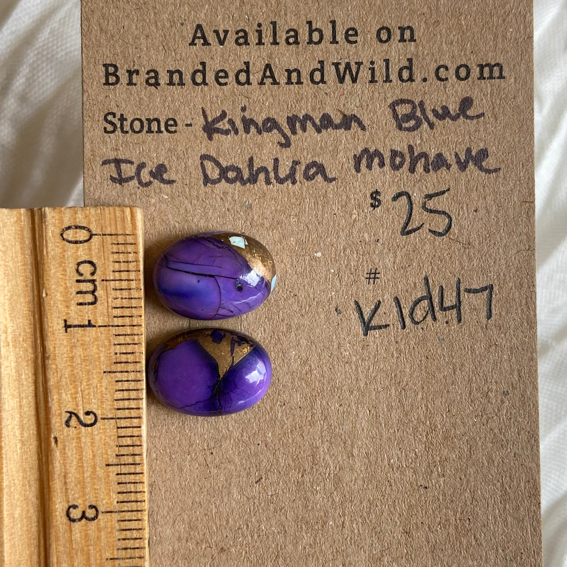 Ice Blue Dahlia Cabochon - KID47 FF9513AA-661C-466A-B0E8-E4B06460D21E Brandedandwild.com