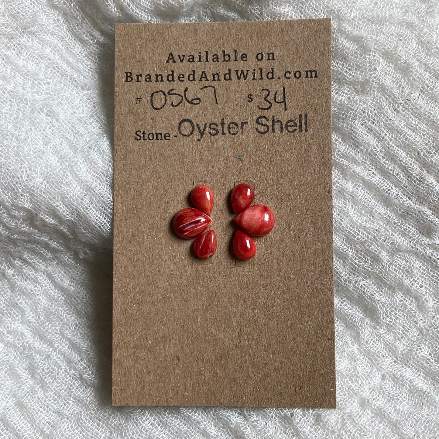 Oyster Shell Cabochon - OS67
